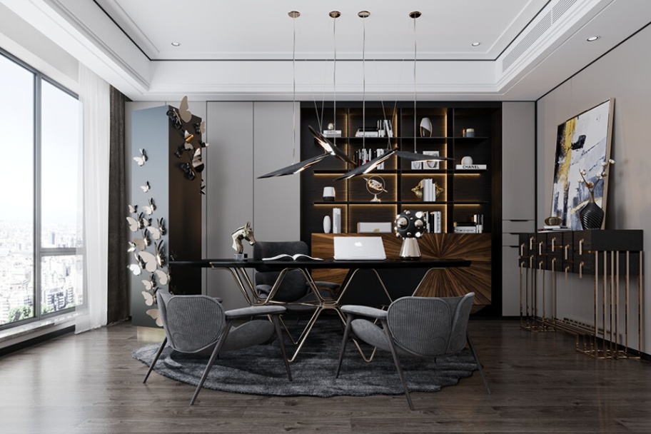 Backdate 1 Luxurious Home Office Design Ideas - ALMA De LUCE