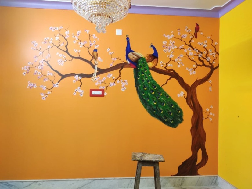 Backdate 2 Best + Wall Painting Designs  Best Wall Painting Design Ideas