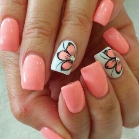 Backdate 4  Beautiful Spring Nail Design Ideas