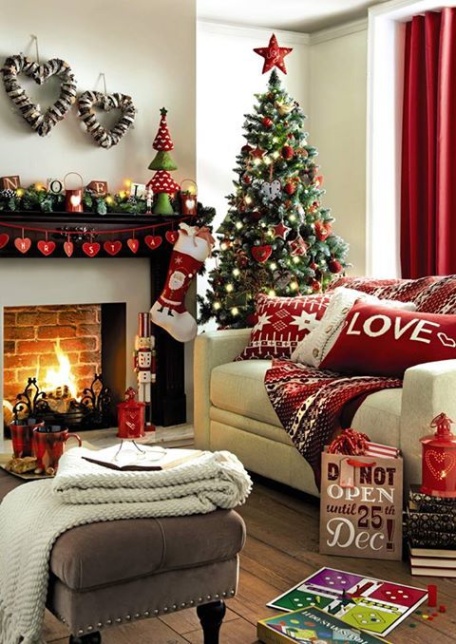 Niche Utama 1 Cozy Christmas Living Room Decor Inspiration