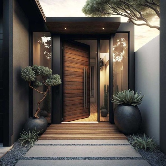 front door design ideas Niche Utama 1 + Creative Ideas to Transform Your Outside Front Entrance! •