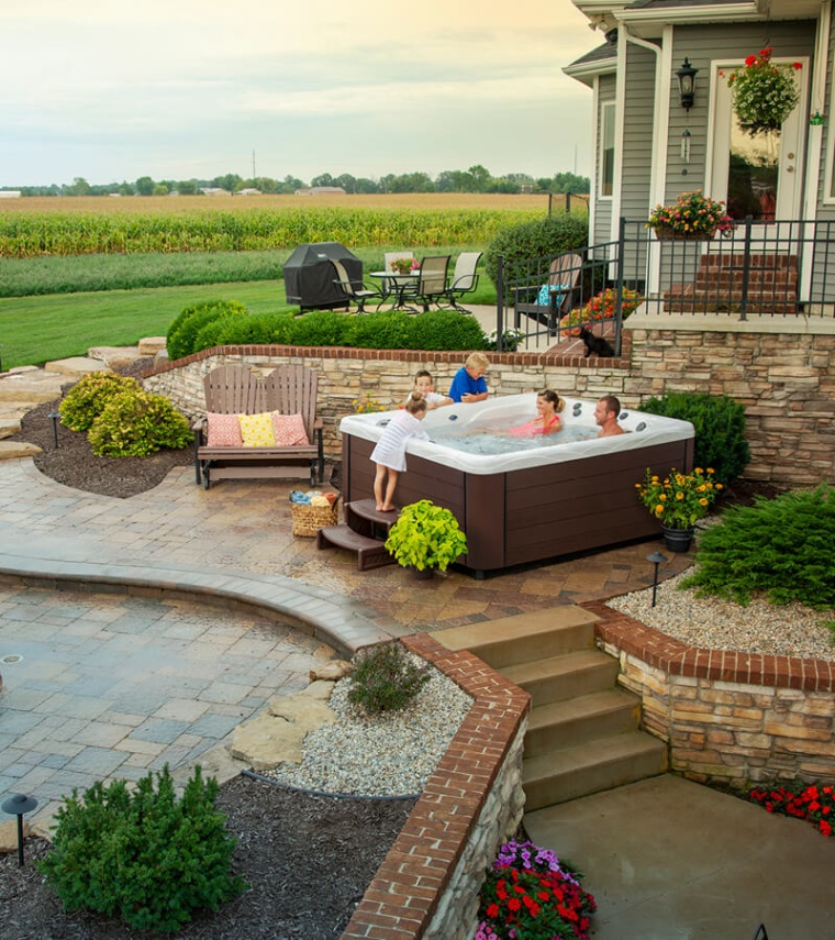 Niche Utama 2 Backyard Ideas For Hot Tubs And Swim Spas