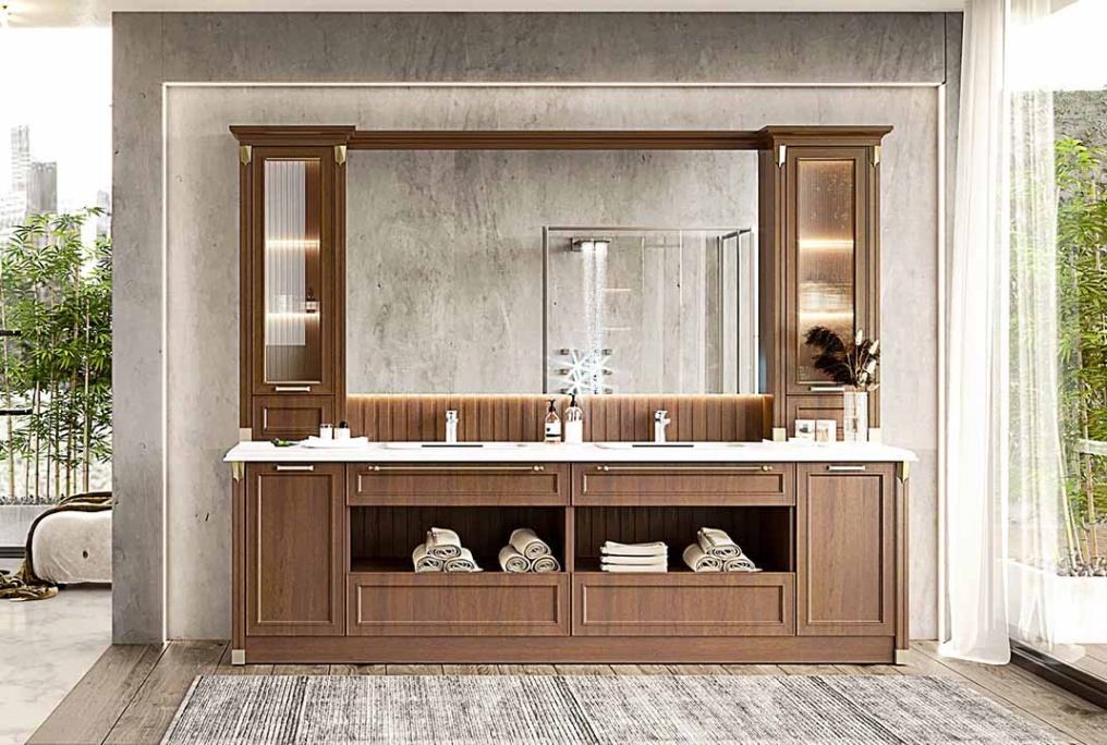 Niche Utama 2  Beautiful Double Bathroom Vanity Ideas  OPPEIN