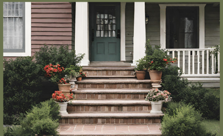 Brick Front Steps Design Ideas