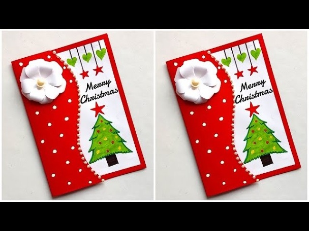 Niche Utama 2 Christmas Card Making Ideas  / Christmas Greeting Card Ideas / How To  Make Christmas Card Easy