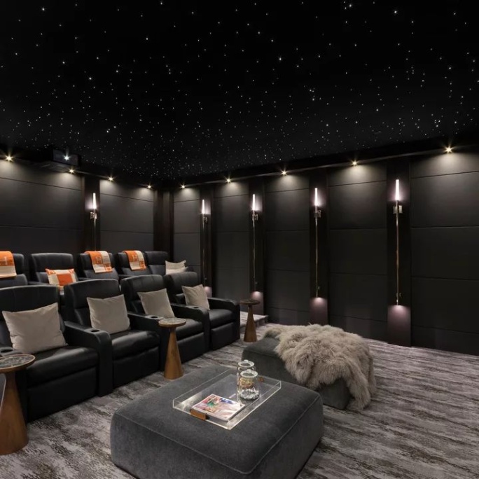 home theater design ideas Niche Utama 2  Contemporary Home Theater Ideas You