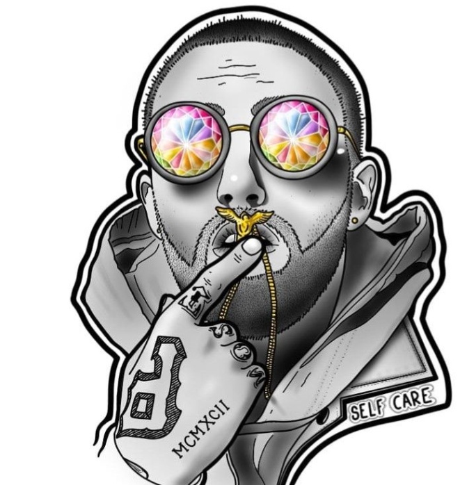 Niche Utama 2 Mac Miller, Tattoo Design  Zeichnungen, Zeichnen