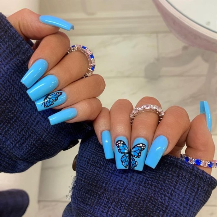 Blue Nail Design Ideas