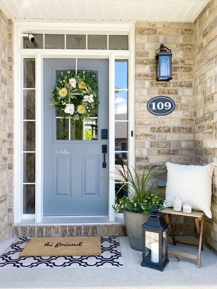 Niche Utama 2 Summer Front Porch Décor For A Small Porch - Willow Bloom Home