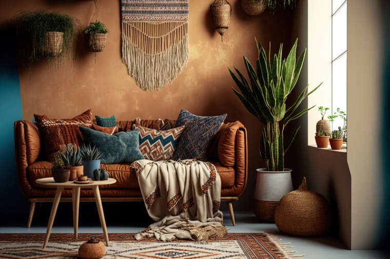 boho interior design ideas Niche Utama 2  Ways to Bring the Carefree Allure of Bohemian Interior Design